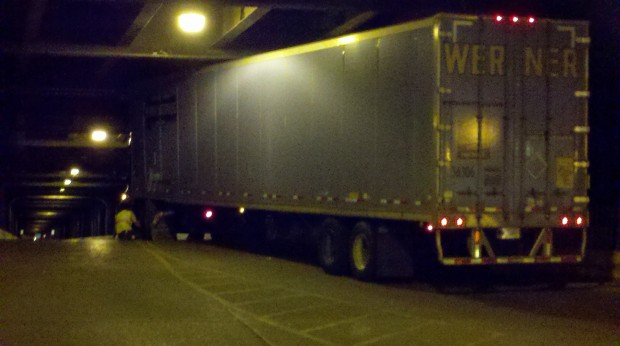 Truck stuck